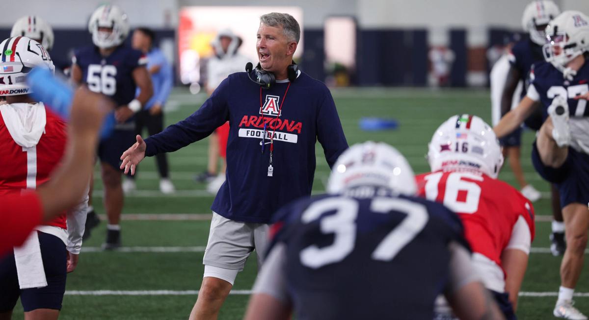 Arizona fall football practice