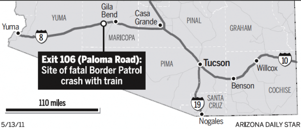 2 Border Patrol agents are killed as train runs into SUV near I-8