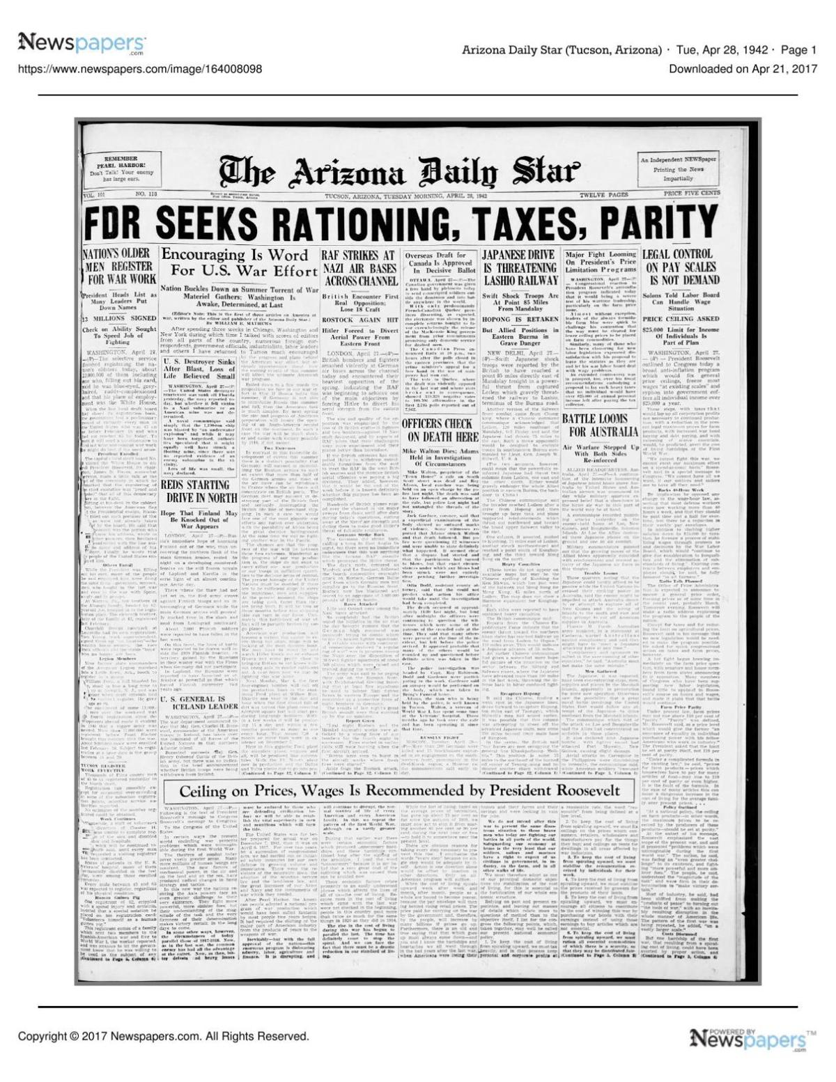 Arizona Daily Star front page April 28, 1942.pdf