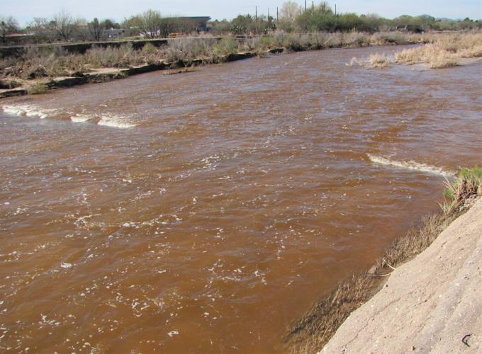 Riffles on the Rillito