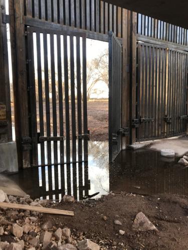 Border Wall, San Pedro River