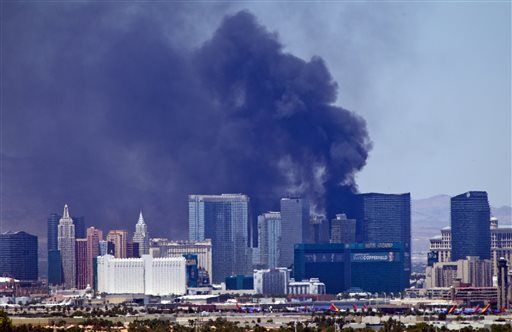 Las Vegas Strip Fire