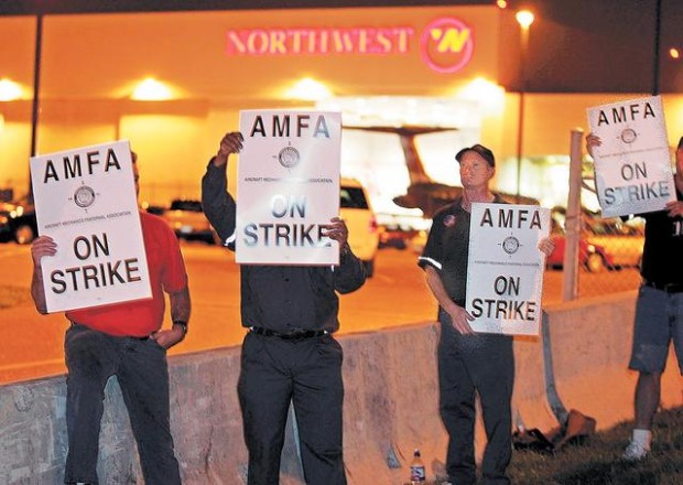 Northwest mechanics on strike  