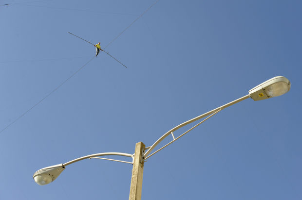 High wire walk