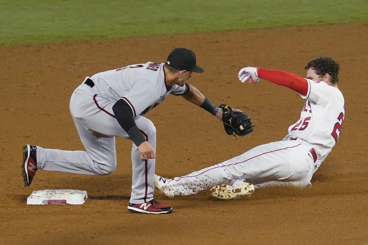 Diamondbacks Angels Baseball