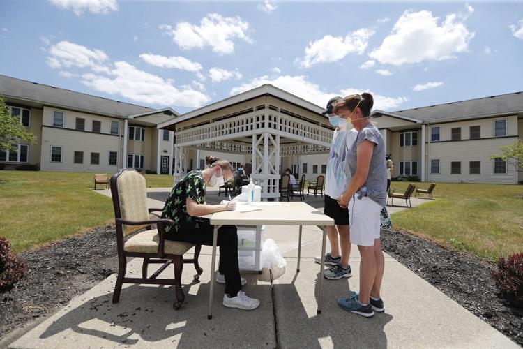 Long-term care visitors must get health screenings