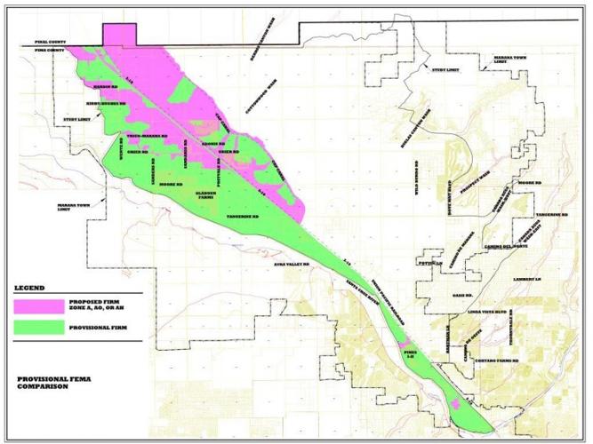 Pima County Floodplain Maps Study: Less Of Town In Floodplain Than Fema Predicted | Pima Pinal |  Tucsonlocalmedia.com