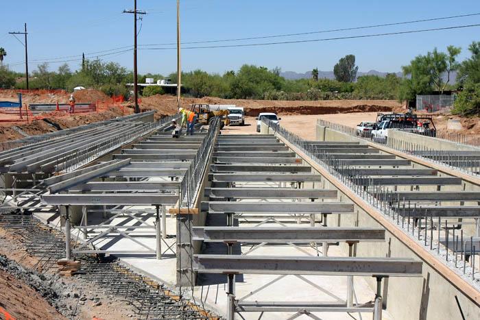 Construction continues