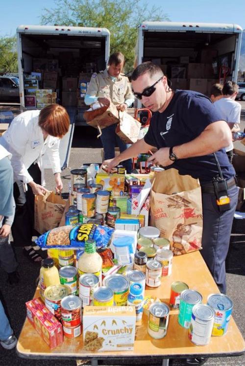 Food drive collects more than 12 tons for the needy