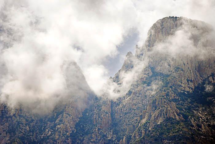 Misty mountains