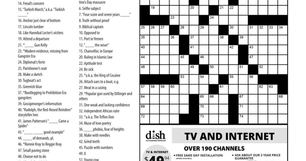 Saturday Crossword 8 6 16 Liven Up tucsonlocalmedia com Saturday Crossword 8 6 16 Liven Up tucsonlocalmedia com