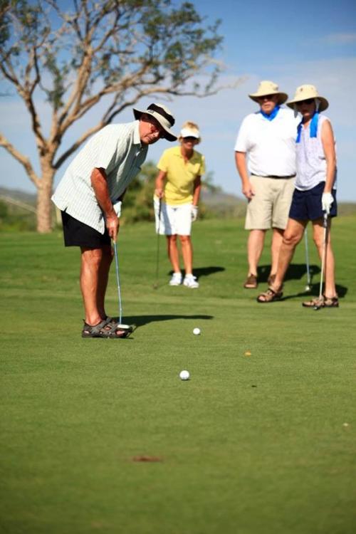 Raising funds on the green