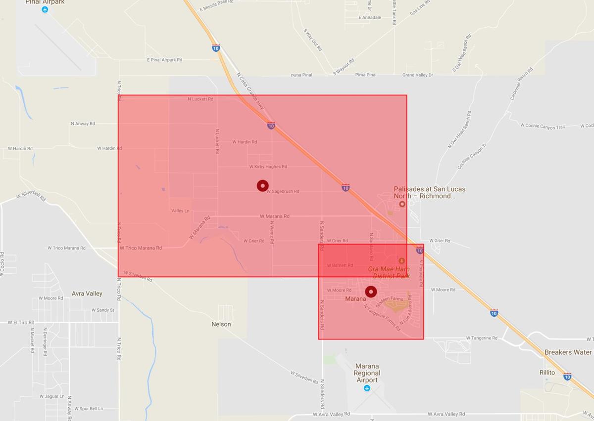 Power Outages Reported In Marana Area News Tucsonlocalmedia Com