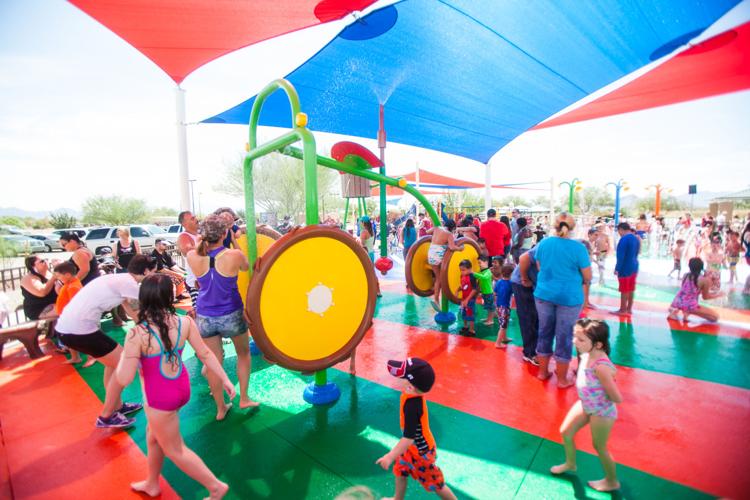 Splash pad opens to big crowd News