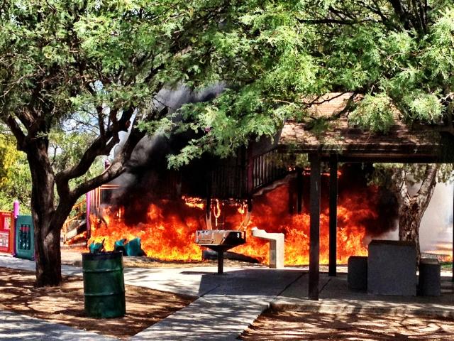 Golder Ranch seeking arsonist in playground fire | News ...