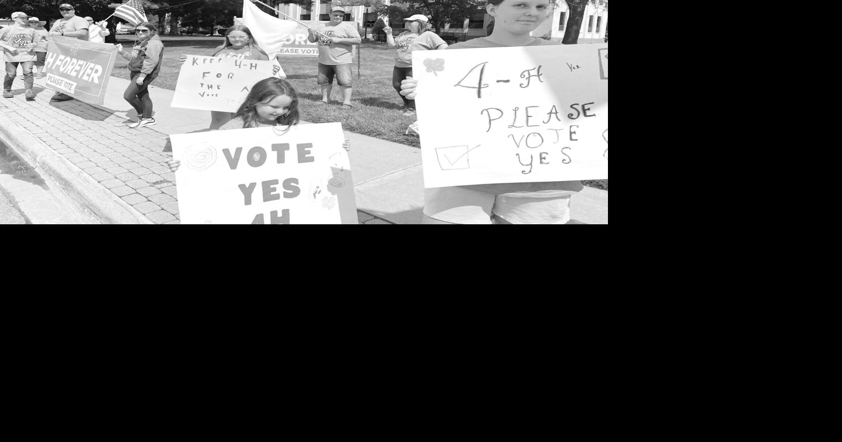 Tuscola County 4H’ers rally in front of courthouse Local News