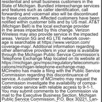 Verizon - Public Notice | Public Notices | tuscolatoday.com