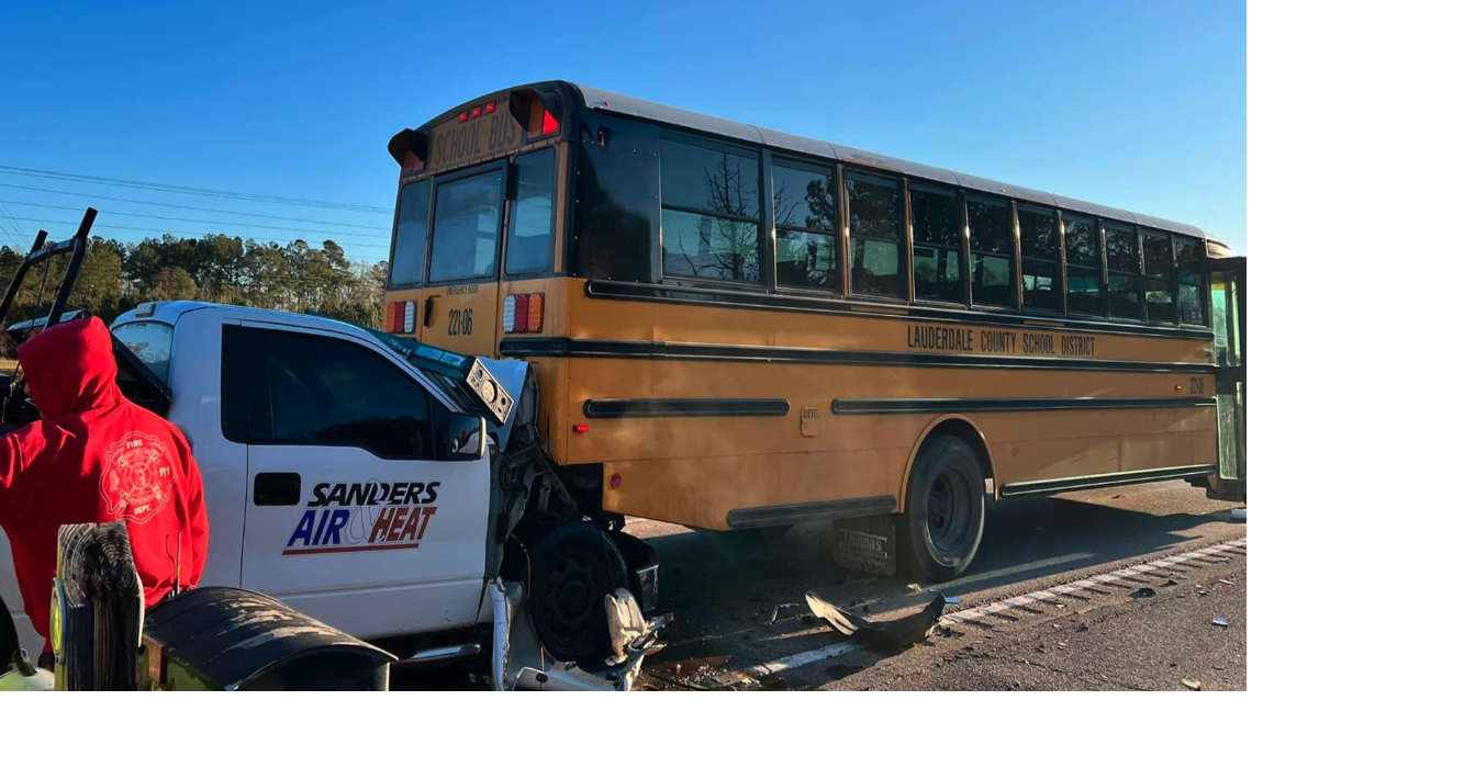 No children injured after Sanders gas truck rearends school bus