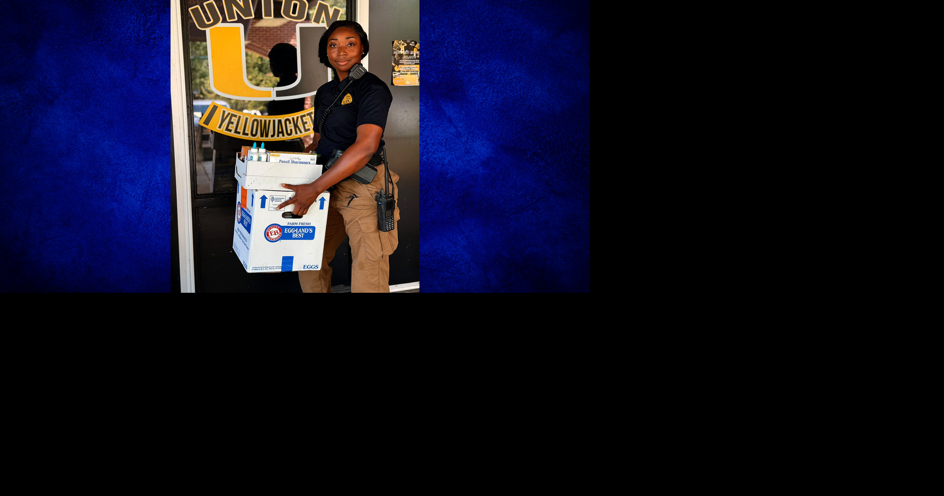 Union Police Department helps students gear up with school supply drive