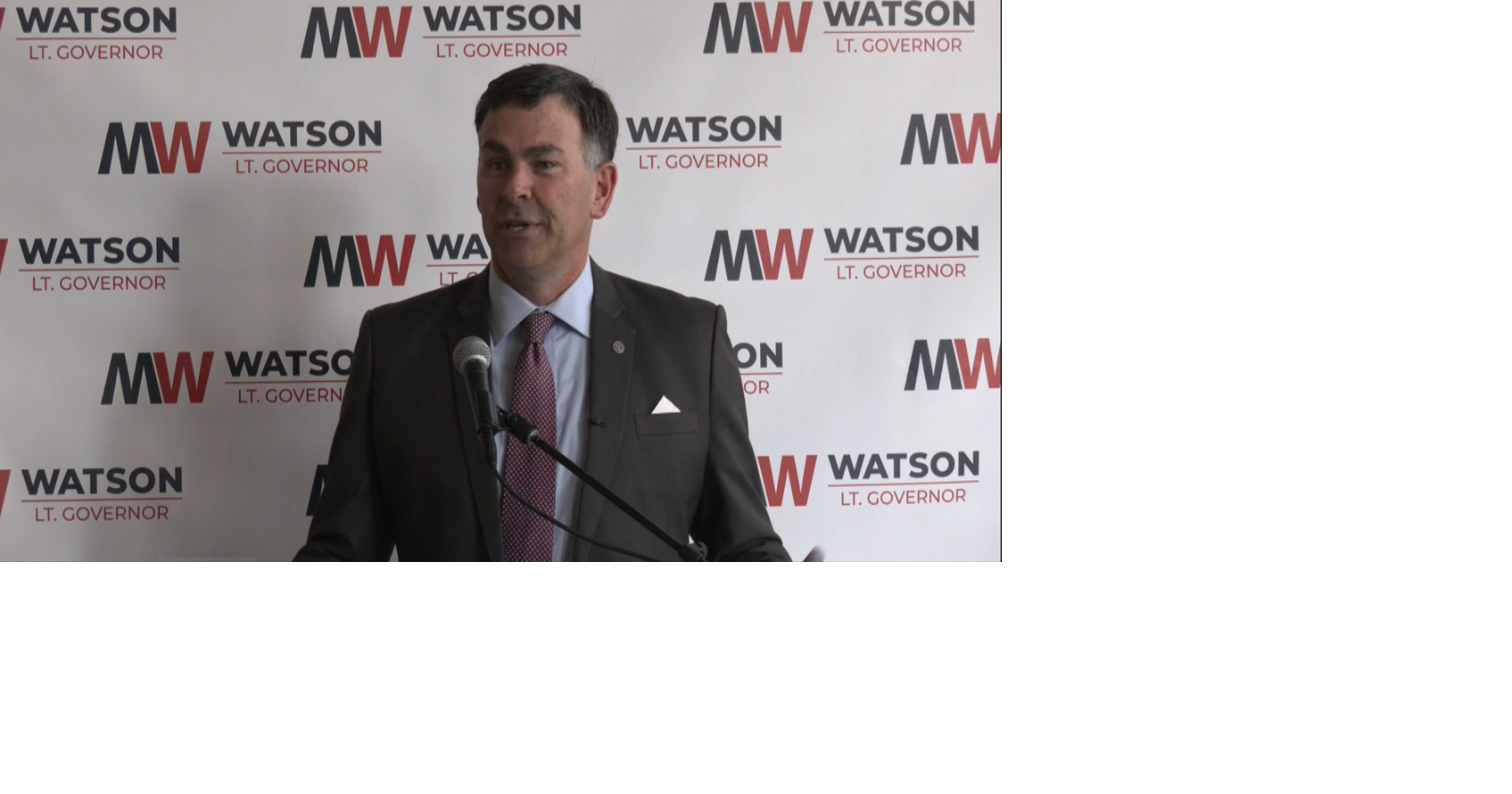 Mississippi Secretary of State Michael Watson announces lieutenant governor bid