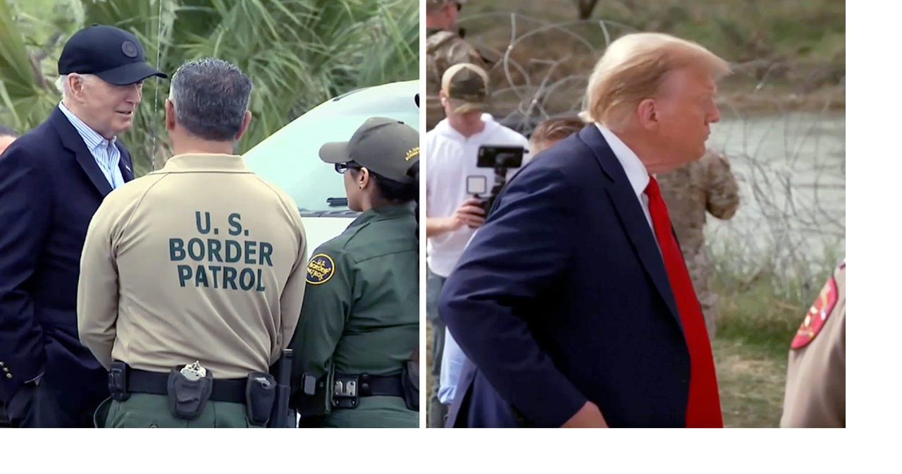 Presidents Biden Trump propose contrasting approaches to southern