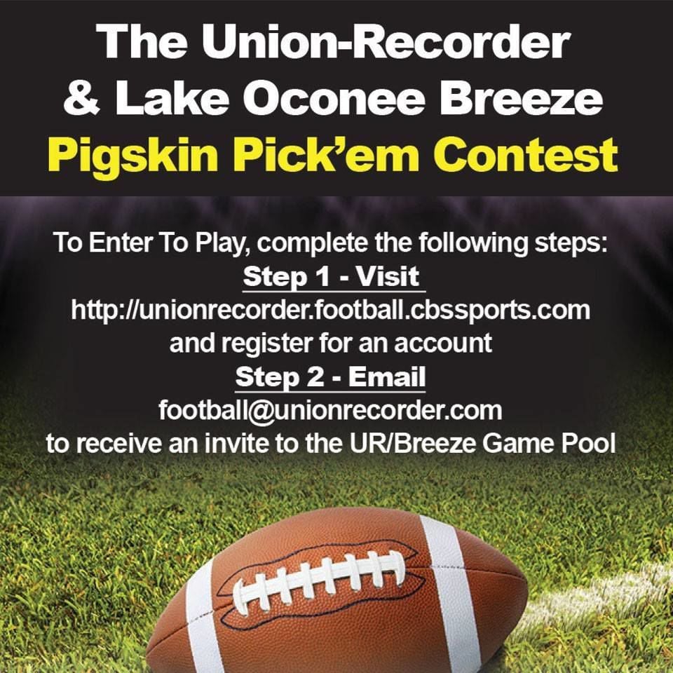 Enter The U-R Breeze Pigskin Pick'em Contest and win great prizes, News
