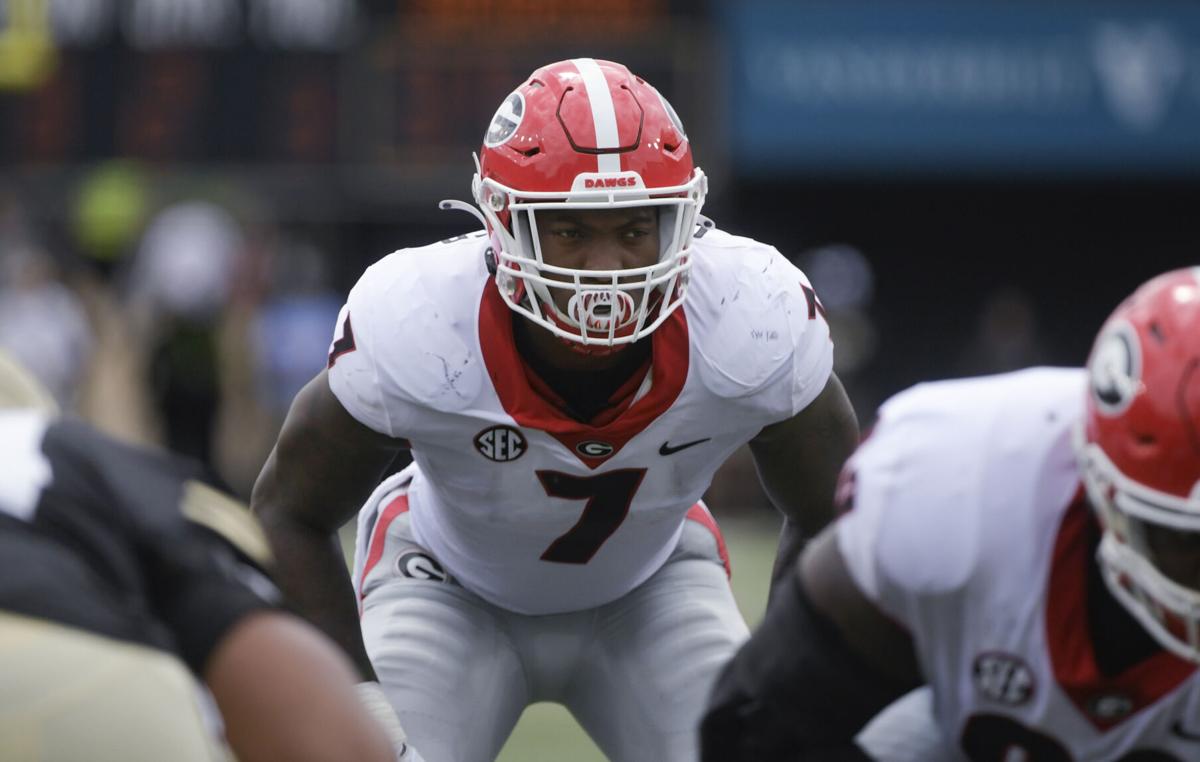 Georgia's Lewis Cine selected 32nd overall by the Minnesota Vikings in the  NFL draft, Georgia Sports