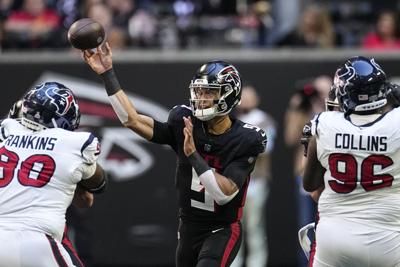 Desmond Ridder gives Falcons little chance to win in London