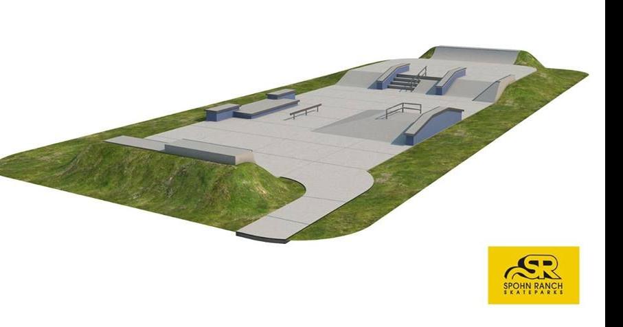 Renderings of Westmoreland Skate Park show two phase build