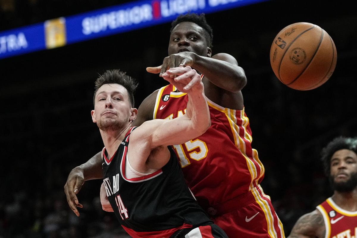 Hawks beat Blazers 129-111 for Snyder's first win - The Columbian