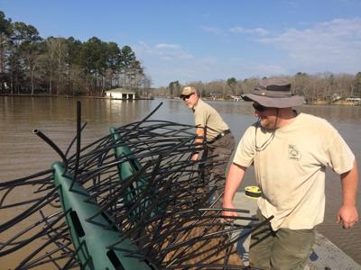 lake fish sinclair attractors oconee outdoors unionrecorder placed built being these