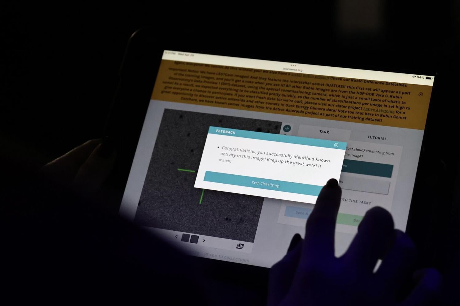 UNO students participate in NASA study through Citizen Science event