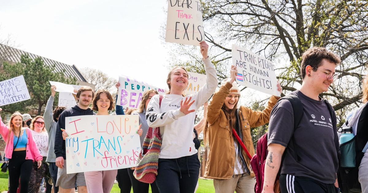 Trans Students Rights Through the Lens: Students walk out in support of transgender rights ...