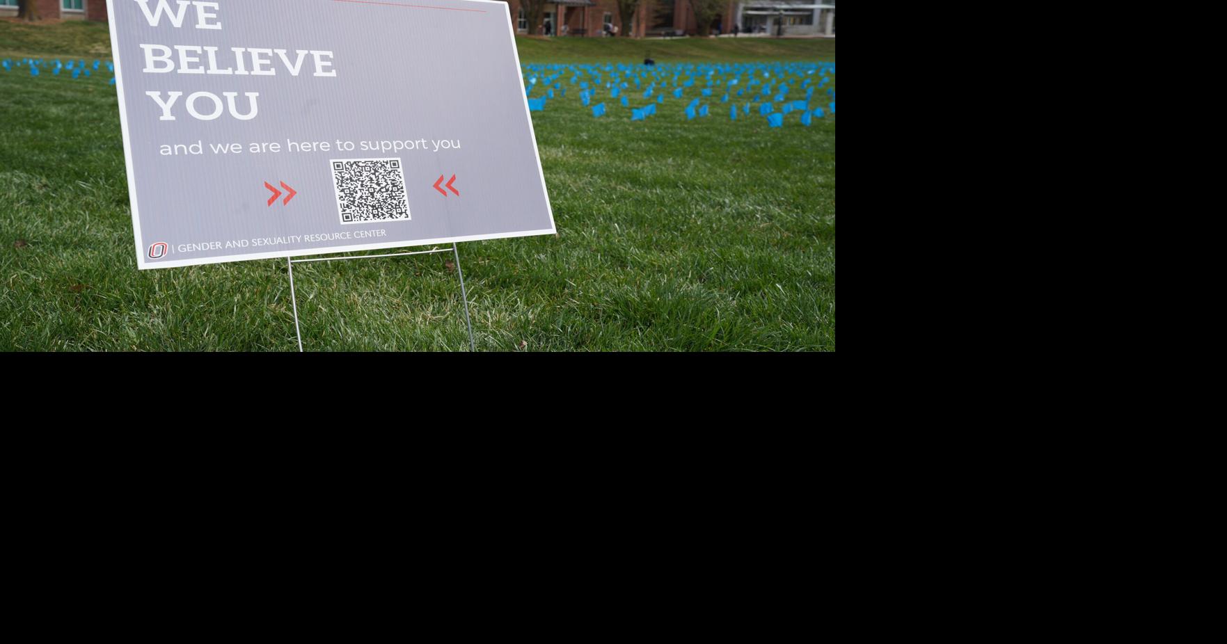 The GSRC flags the Pep Bowl for Sexual Assault Awareness Month ...