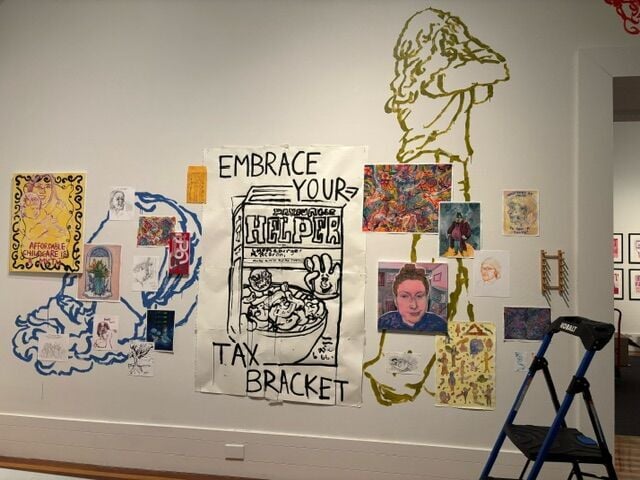 BFA seniors Hannah Hough and Juliana Scheopner discuss their artwork and inspiration for their upcoming thesis exhibition