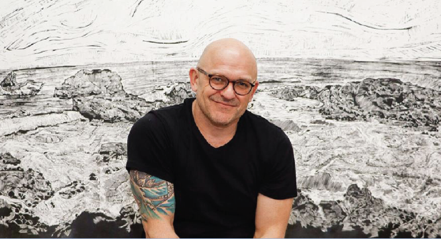 Artist Watie White shares powerful messages through his recognizable artwork riddled throughout Omaha as well as UNO’s Weber Fine Arts building