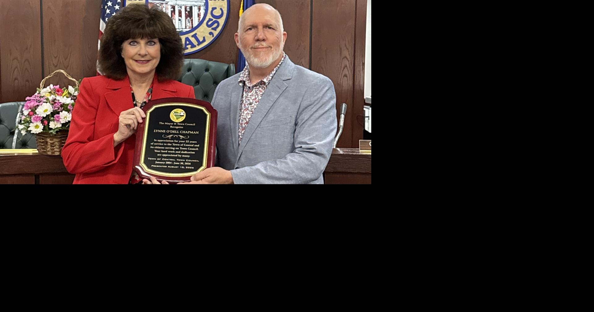 Town of Central honors former councilwoman for 22 years