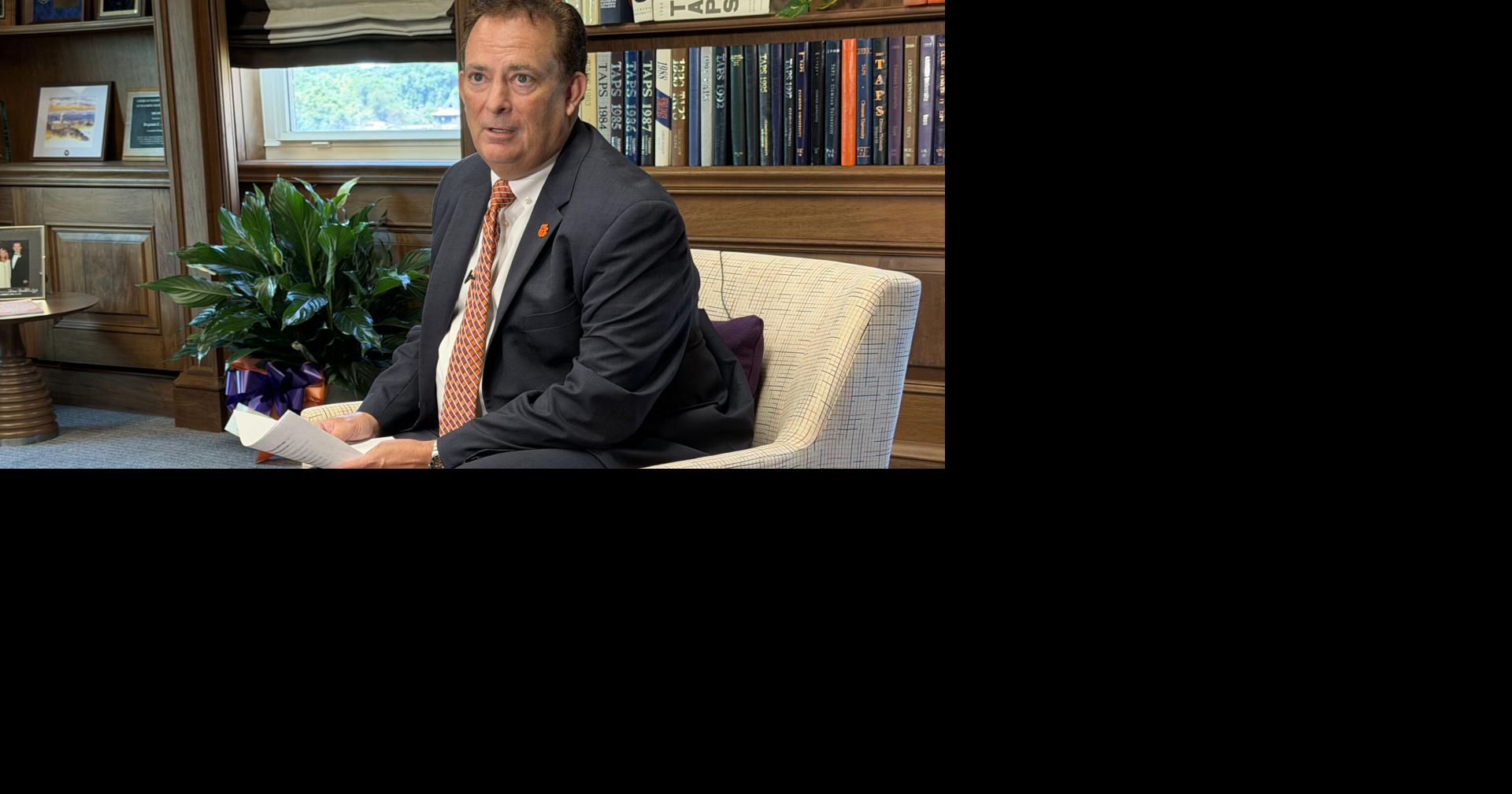 Ayers takes helm at Clemson University, pledges focus on students and service
