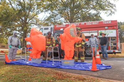 Hazmat team, first responders train for chlorine gas leak drill News