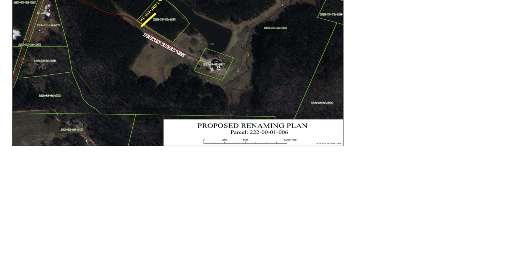 Oconee OKs request to rename portion of Rushford Lane