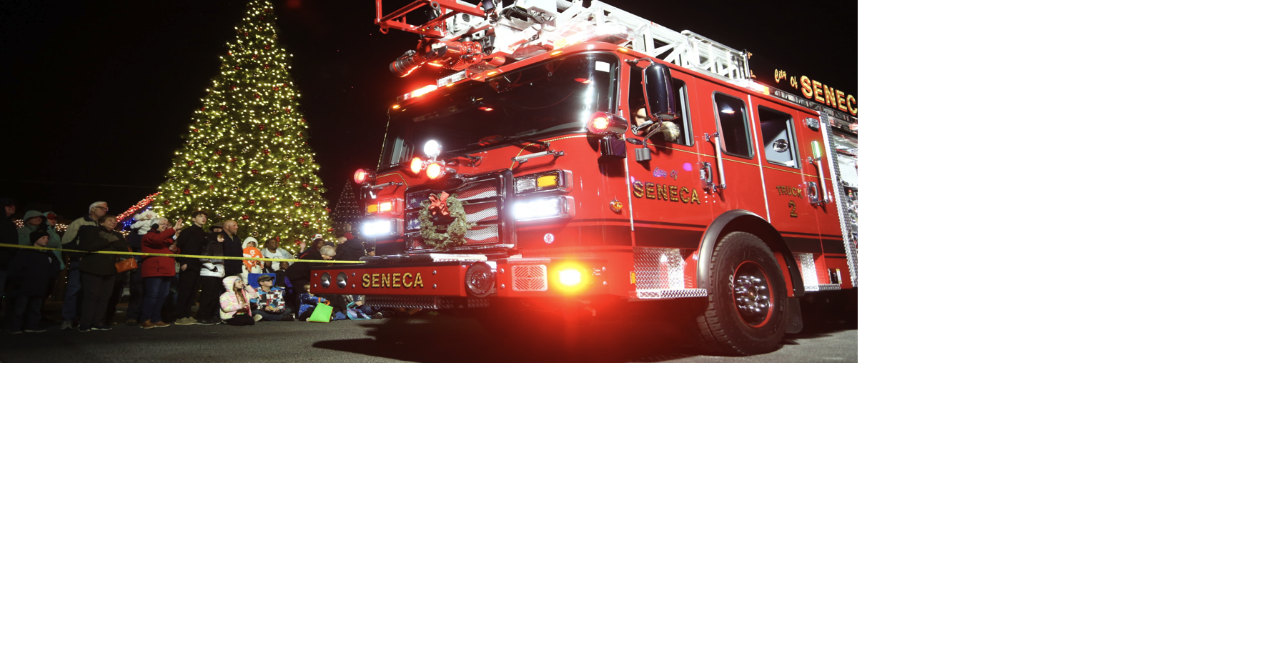 Thousands show for Seneca tree lighting, Christmas parade News