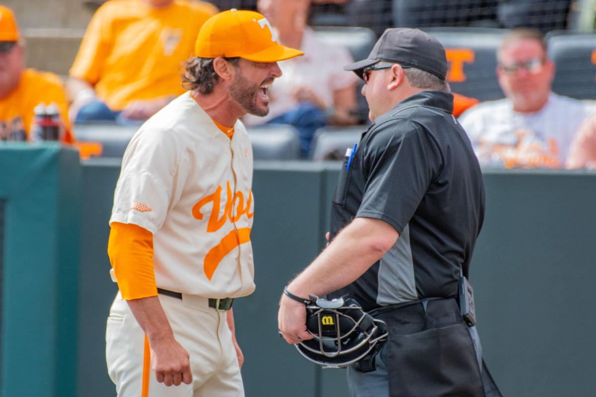 Tony Vitello, Liam Doyle ejected for Tennessee baseball | Baseball |  utdailybeacon.com
