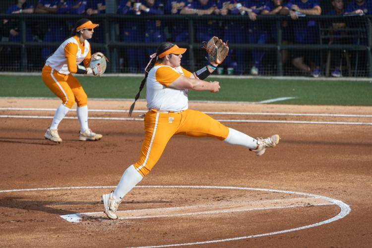 Tennessee softball shuts out Alabama to win series opener