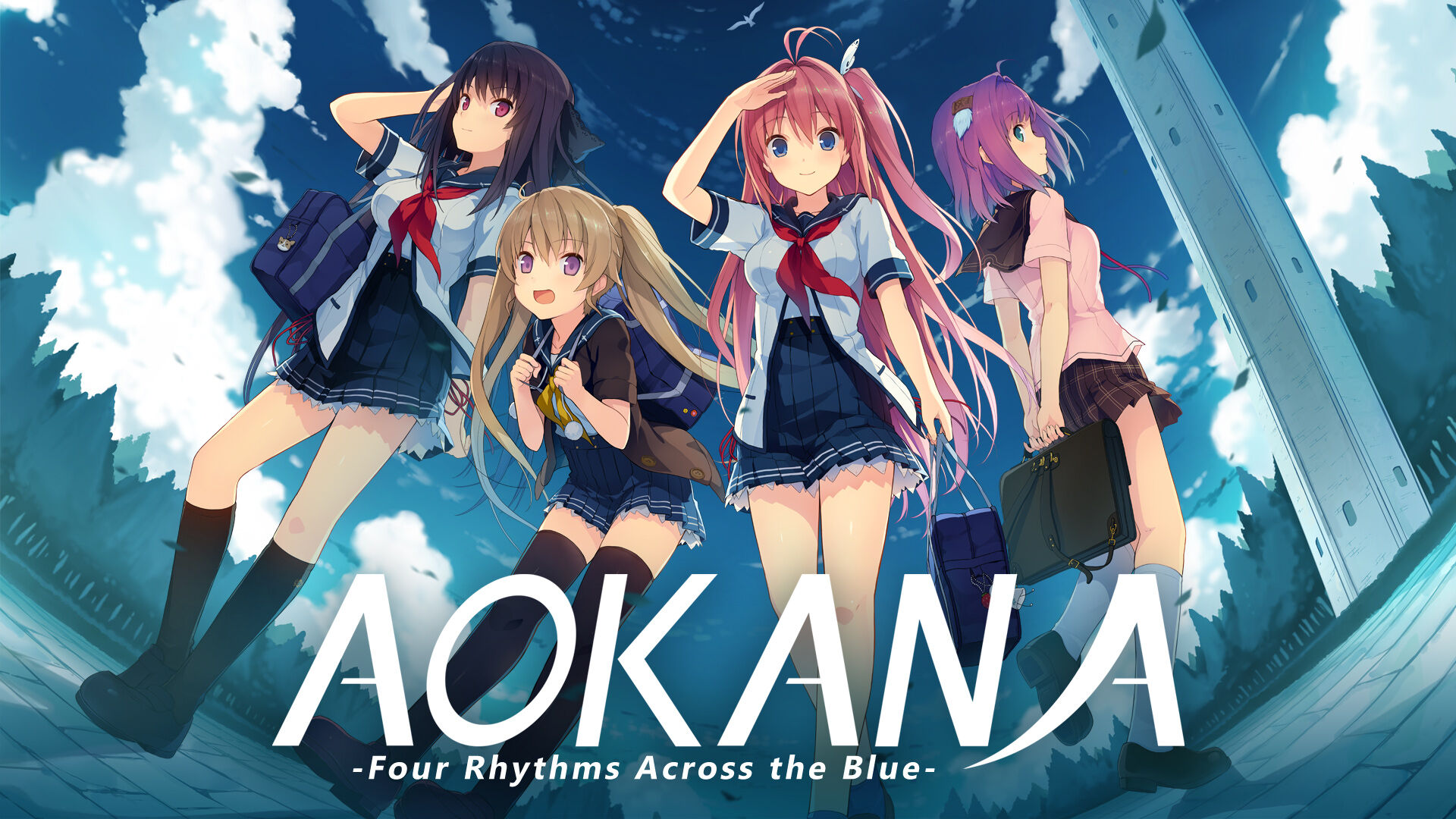 Aokana: Four Rhythm Across the Blue Nintendo Switch Anime Desktop , Anime  transparent background PNG clipart | HiClipart