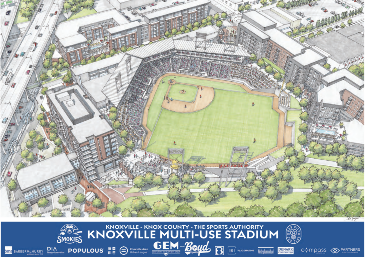 Tennessee Smokies Baseball Stadium: Smoky Mountains Area Info Post