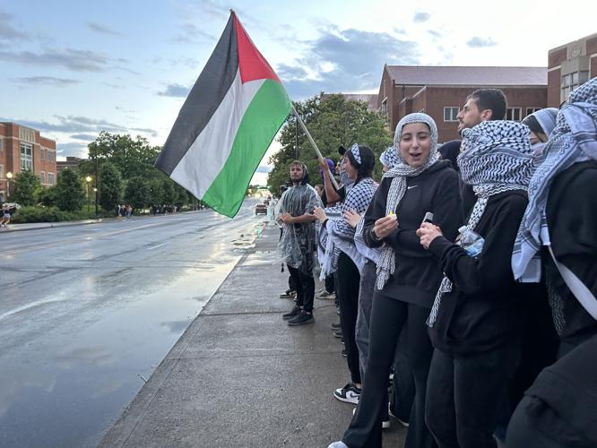 14 pro-Palestine demonstrators arrested outside of University of Tennessee College of Law