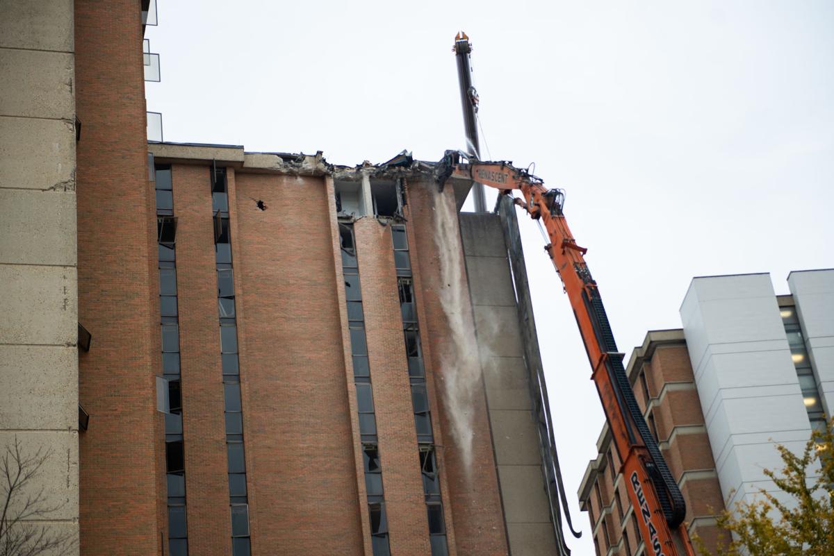 Demolition begins on Morrill Hall Construction