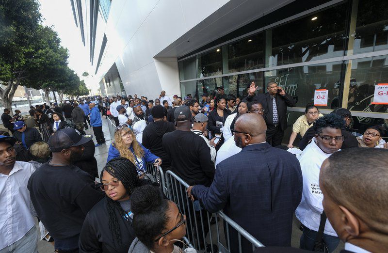 Nipsey Hussle, a hometown hero, immortalized at memorial