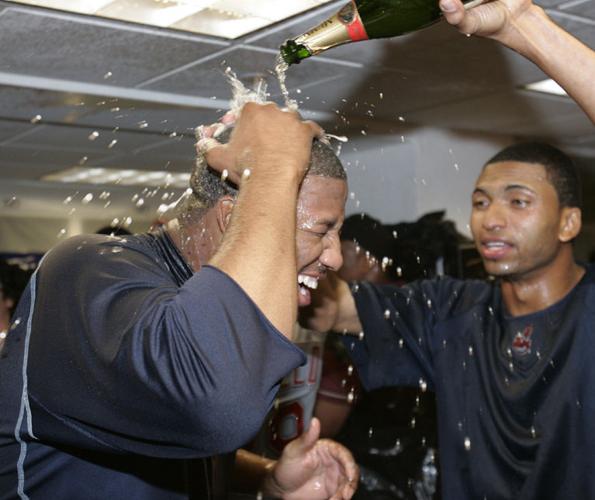 New York Yankees fans celebrate win over Cleveland Indians after