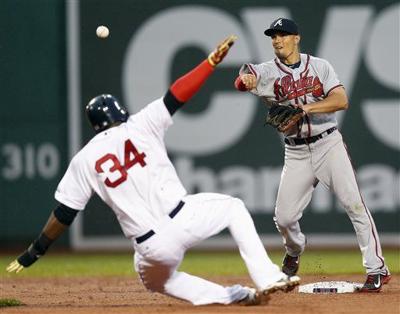 David Ortiz to play first base in one of two games in Atlanta